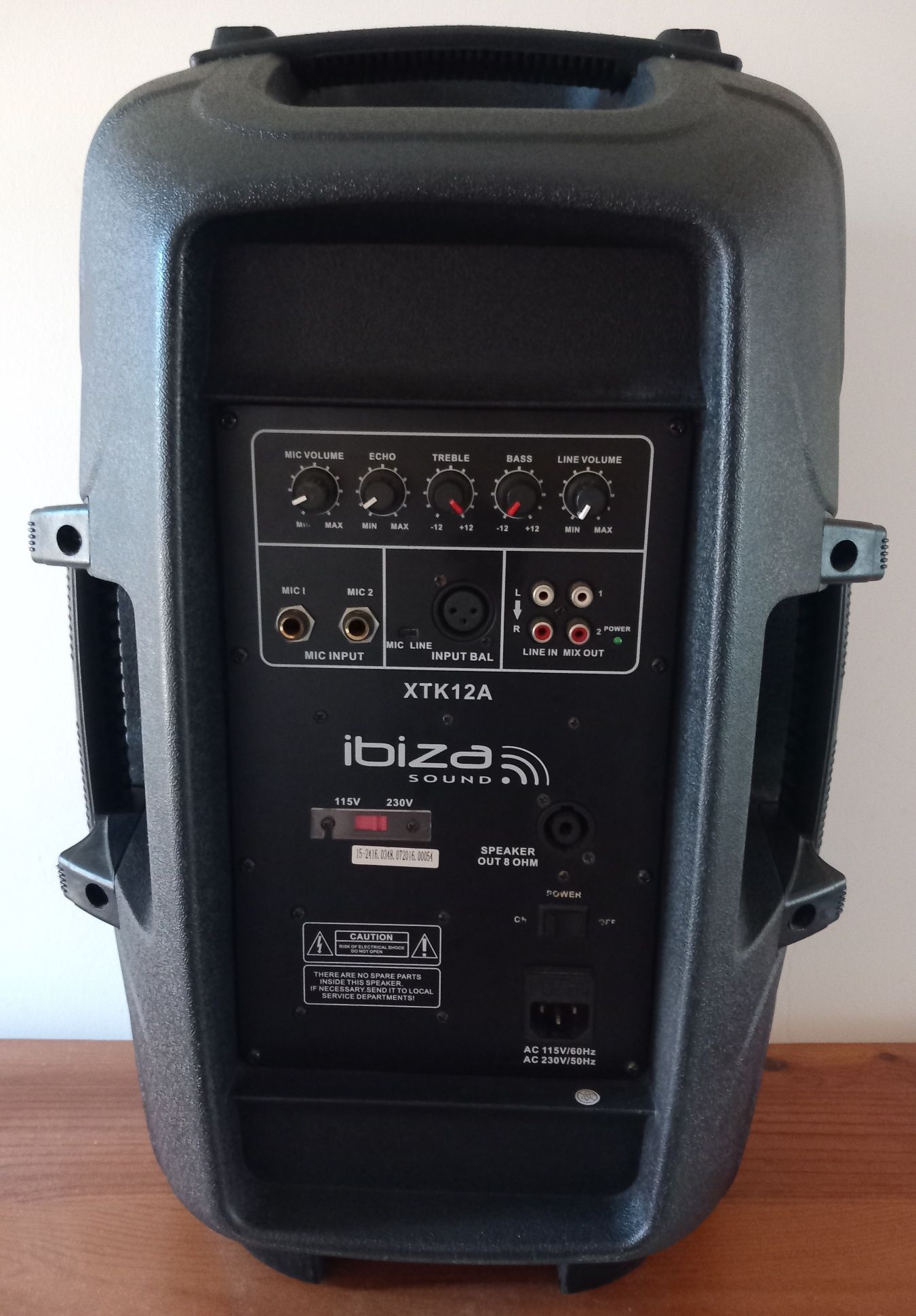 Coluna Ibiza Sound XTK12A 500W MAX