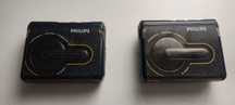 Dwa magnetofony kasetowe Philips D-6607