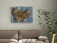 Quadro abstrato "Galáxia" 80x60 cm
