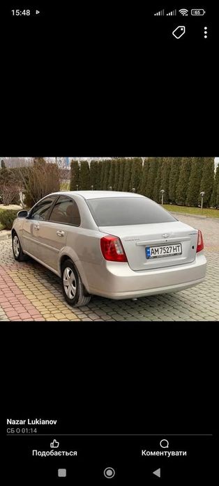 Продам chevrolet lacetti 2007 року чистий бензин