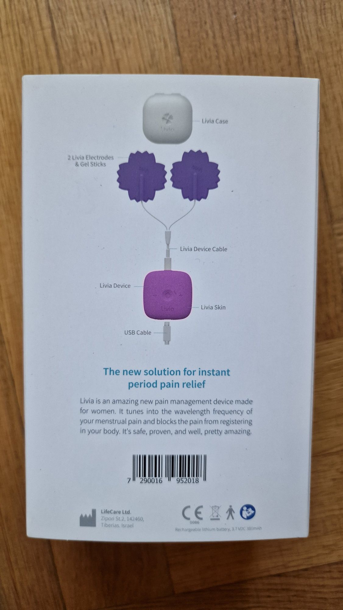 Livia urządzenie uśmierzające bóle menstruacyjne