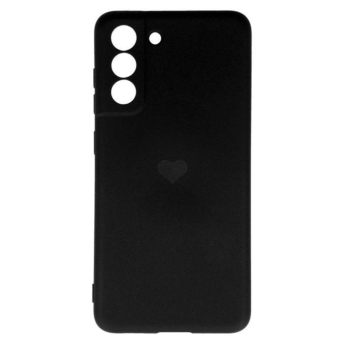 Vennus Silicone Heart Case Do Samsung Galaxy S21 Fe Wzór 1 Czarny