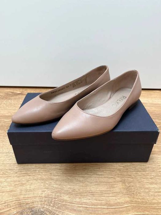 Baleriny skórzane Ryłko