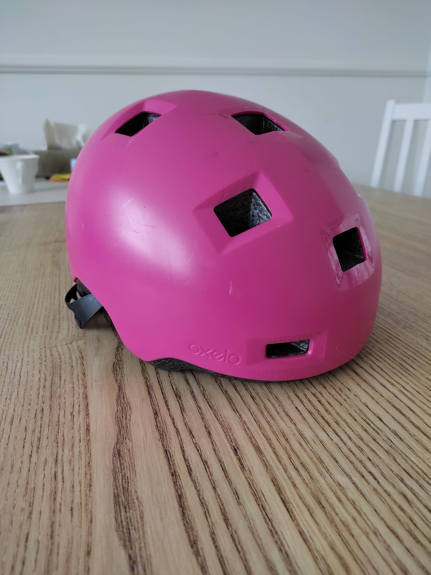 Kask Oxelo rozm. 47-52, różowy