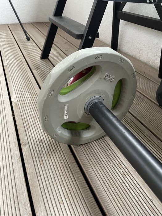 Sztanga sapphire z obciążeniem