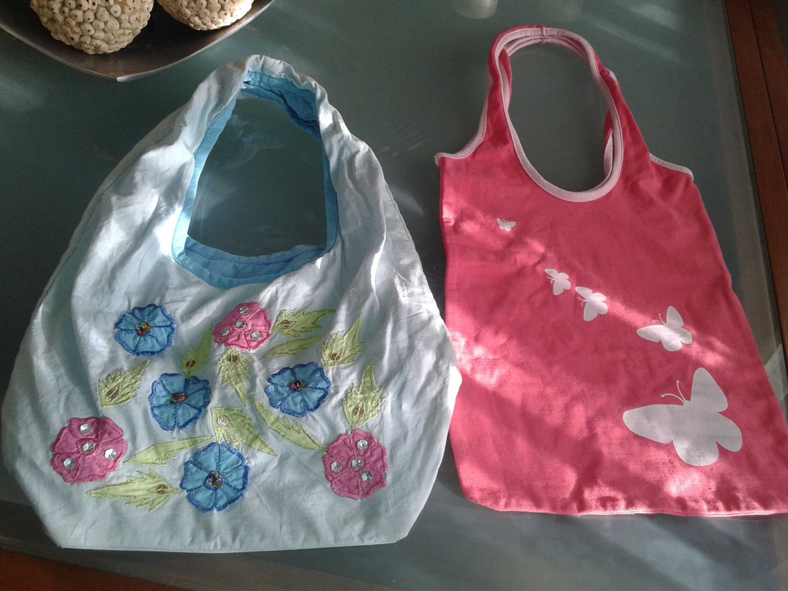 bolsa / saco / sacola para criança - menina ( 2 unidades )