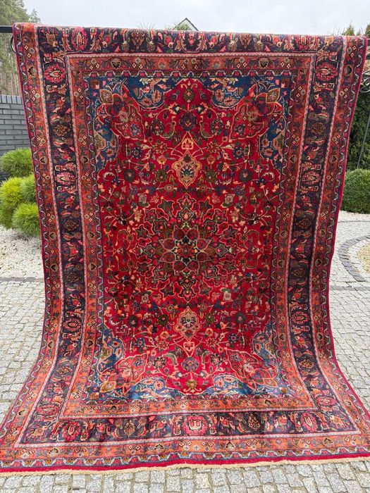 Dywan vintage wełniany r.tkany perski Mesched 290x200 galeria 16 tyś
