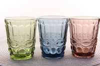 Набор из 6 стаканов из цветного стекла