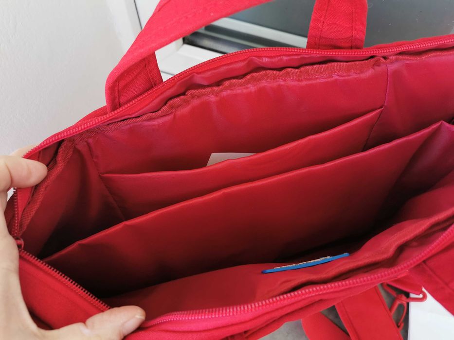 Torba na laptopa aktówka czerwona