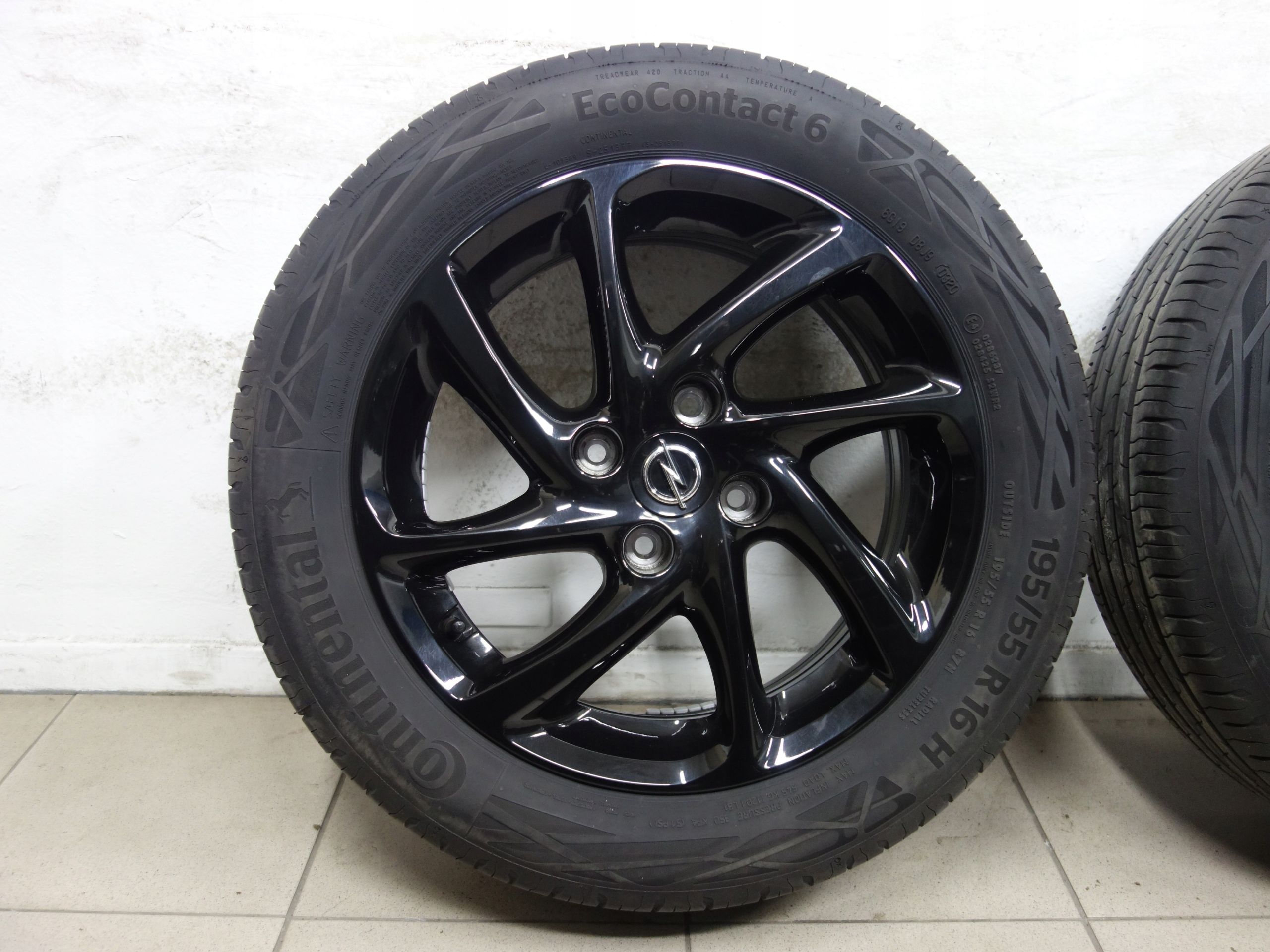 195/55R16 4x108 Koła letnie Opel OE Corsa Continental Jak nowe