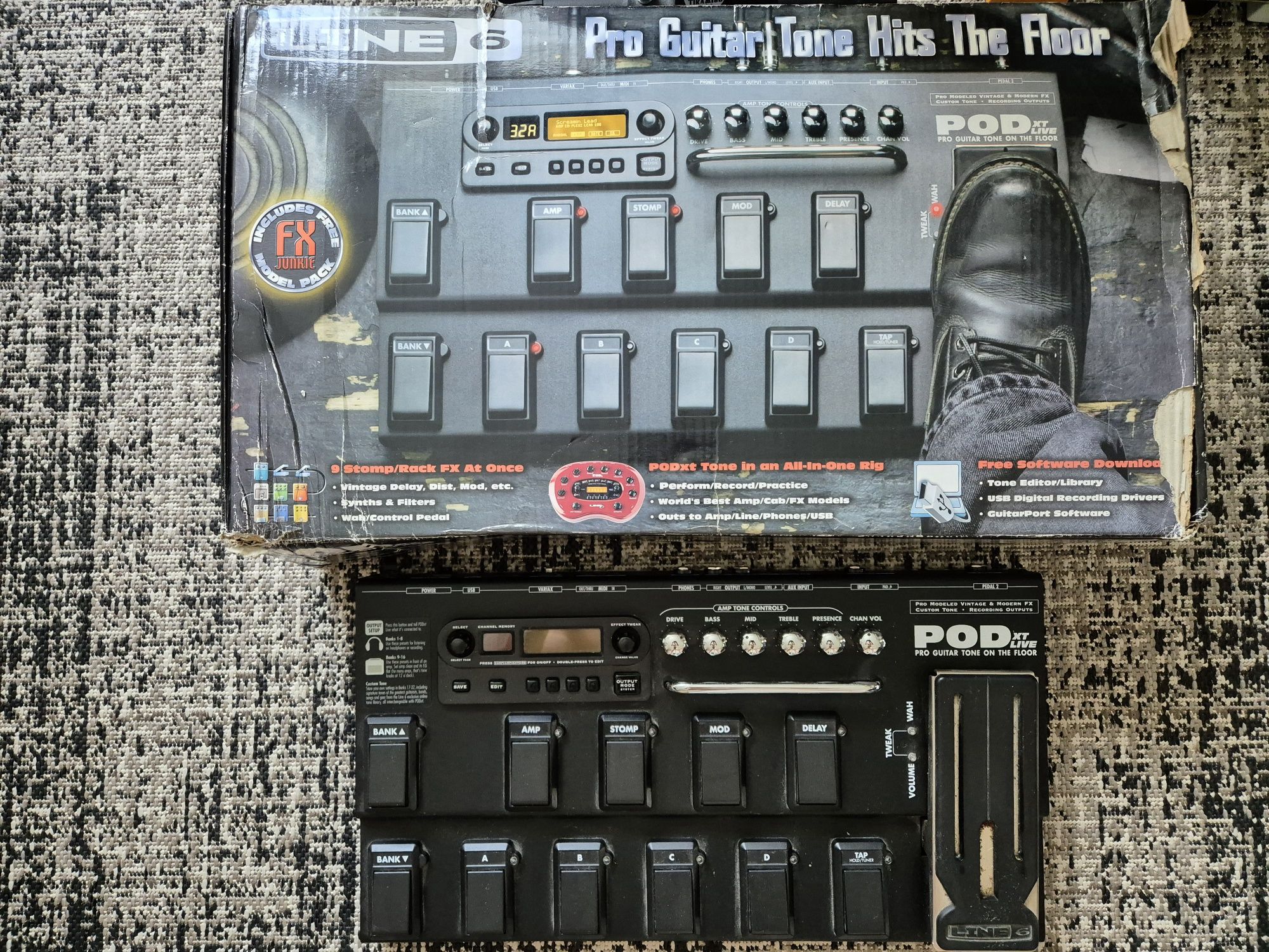Line 6 Pod xt Live podłogowy procesor efektów
