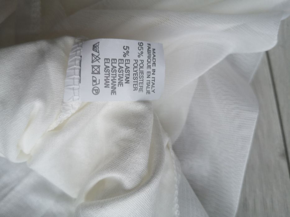 Piękna biala tiulowa spódniczka uniwersalna