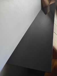 Panel górny z hartowanego, czarnego szkła Ikea BESTA