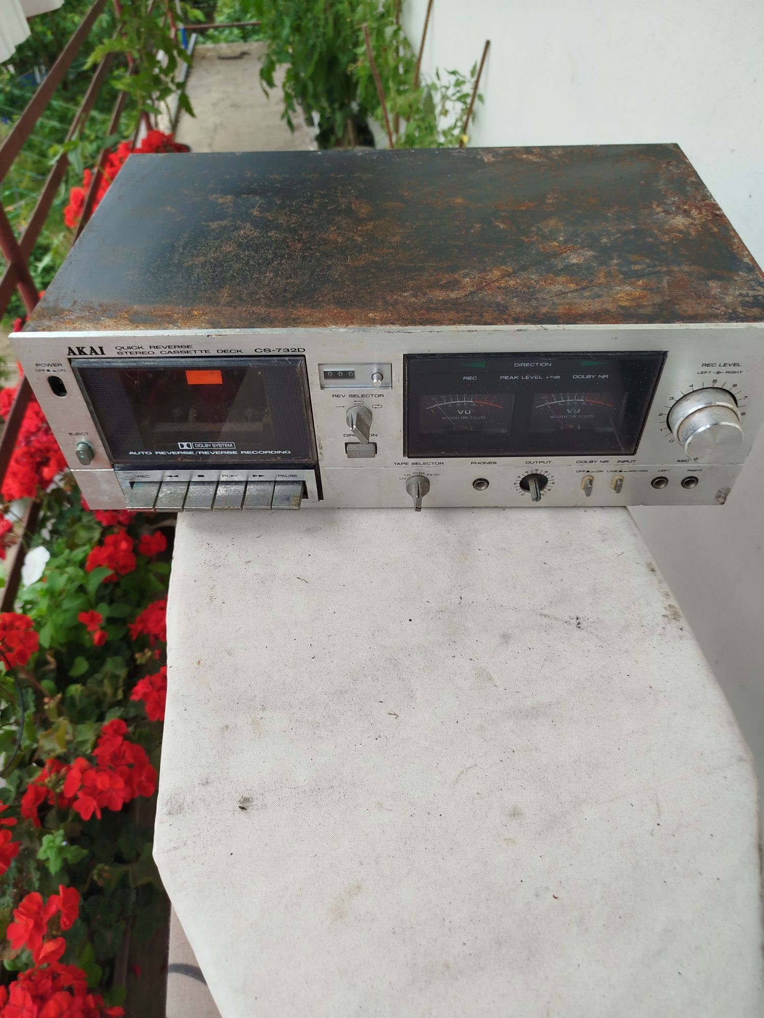 Deck magnetofon Akai Technics