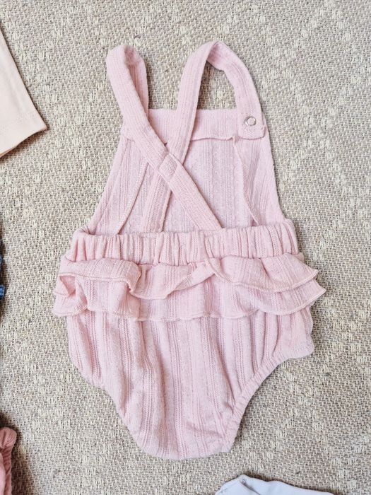 Letni zestaw ubranek dla dziewczynki 56/62 7szt