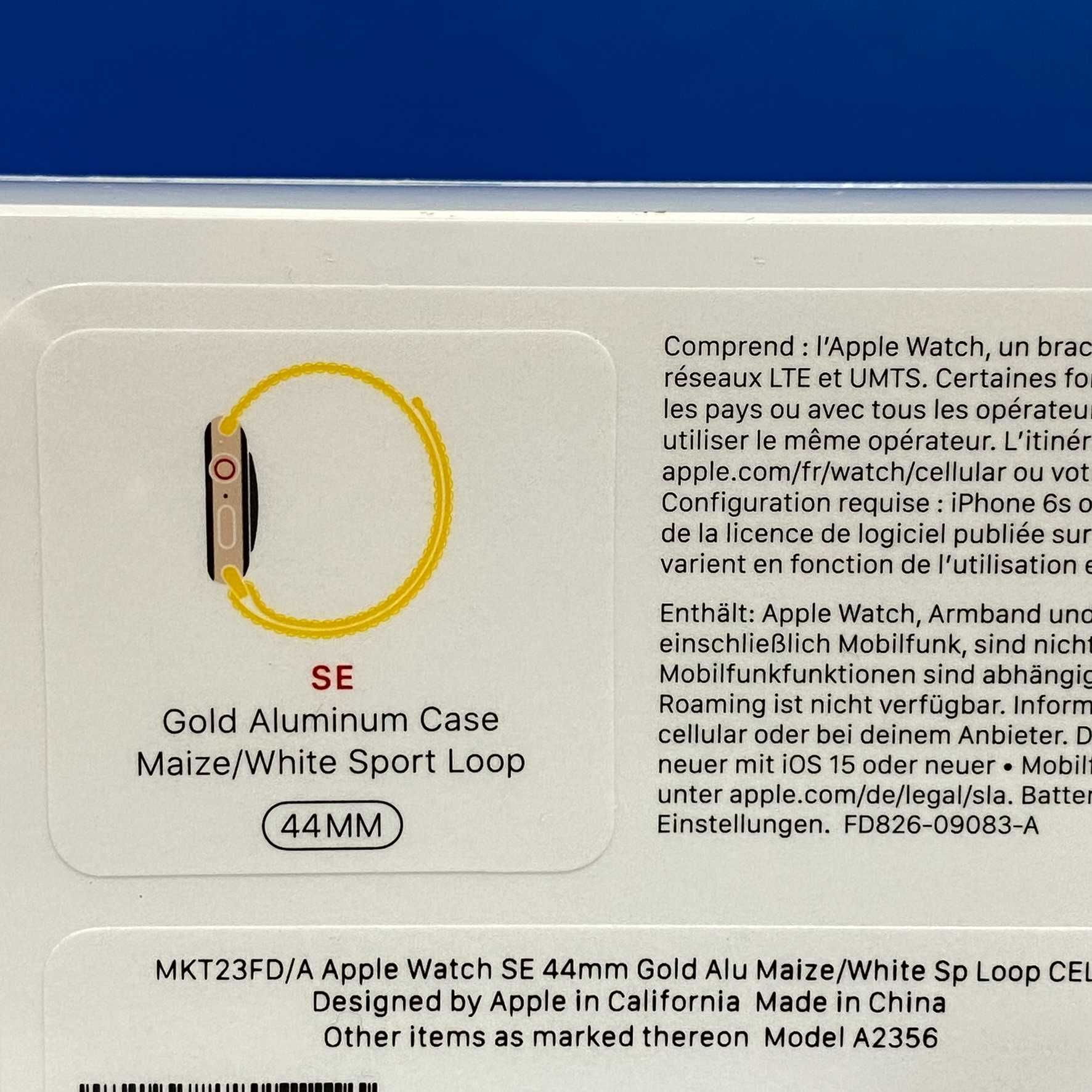 Apple Watch SE 44mm Cellular (Gold) - SELADO - 3 ANOS DE GARANTIA