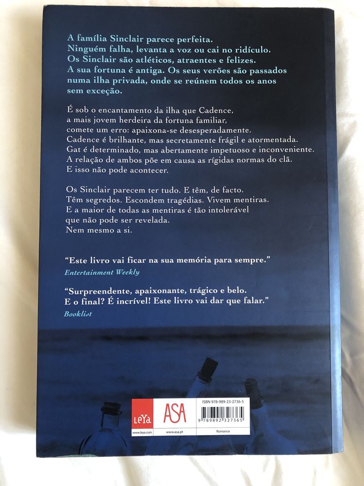 Livro “Quando éramos mentirosos”