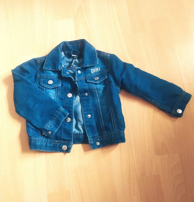 Jeansówka, katana rozmiar 92 stylowa na zatrzaski