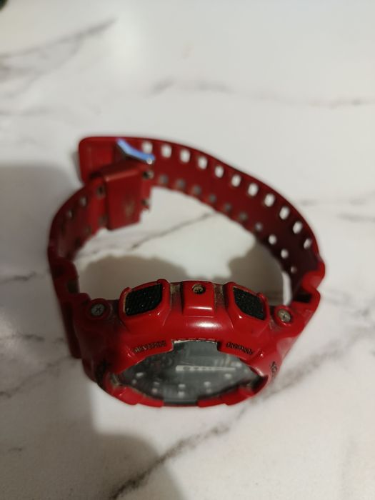 Zegarek Casio G SHOCK GA-100B Czerwony