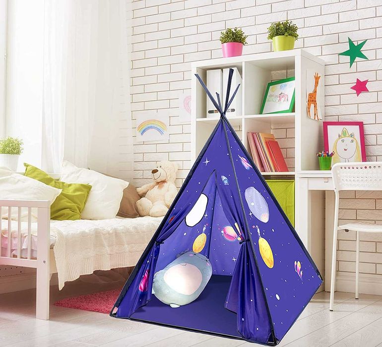 Tenda de campismo tipi para crianças,  110 x 110 x 152 cm - nova