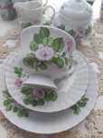 Eschenbach  , trio  , zestaw śniadaniowy, porcelana