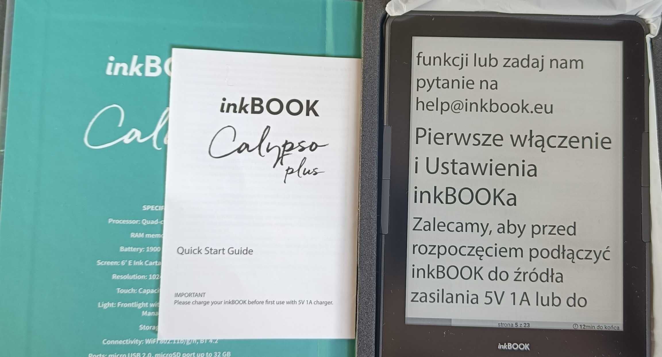 E-booków inkBOOK Calypso Plus 6''