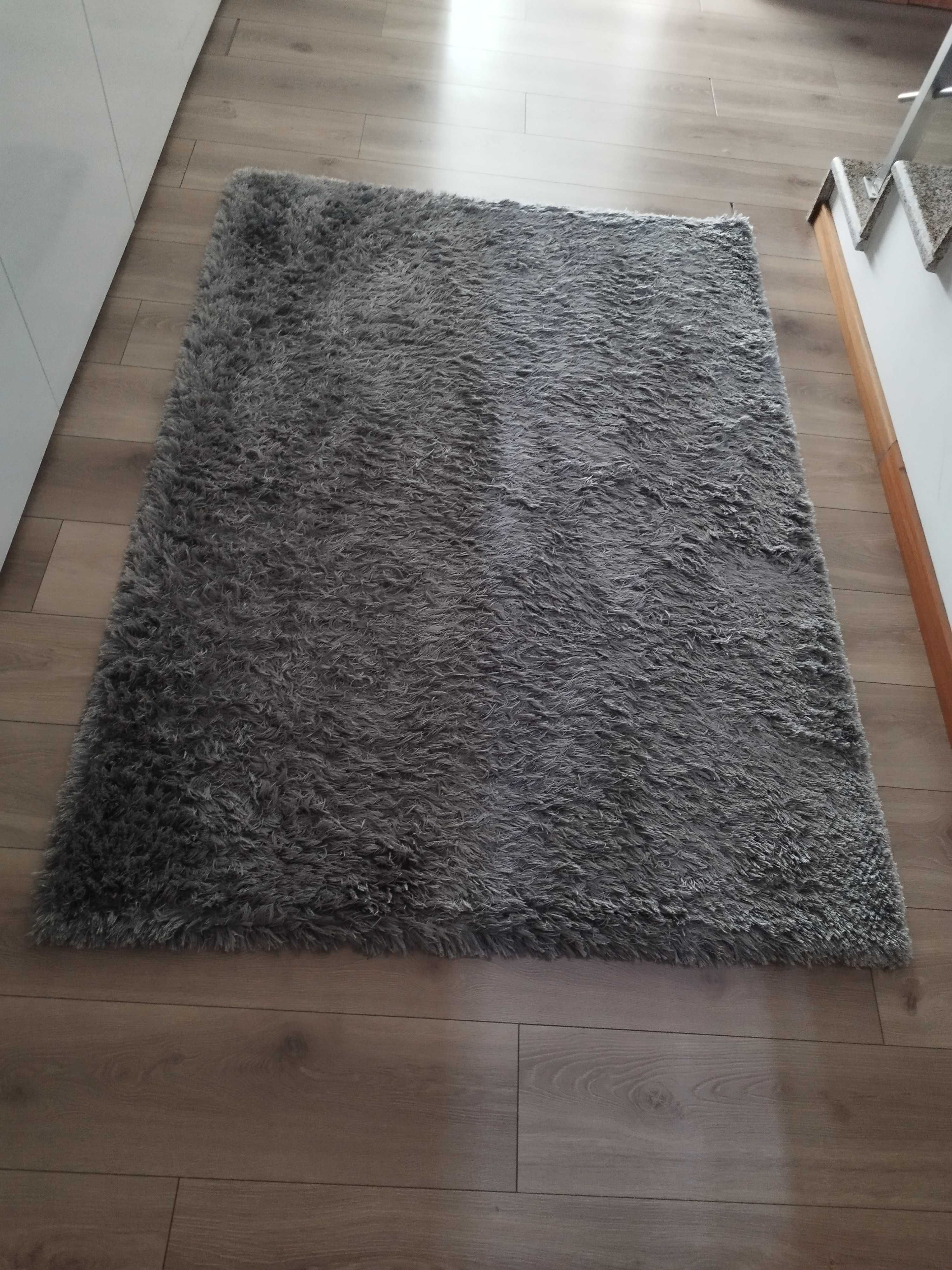 Conjunto de 4 carpetes/tapetes - Cinza