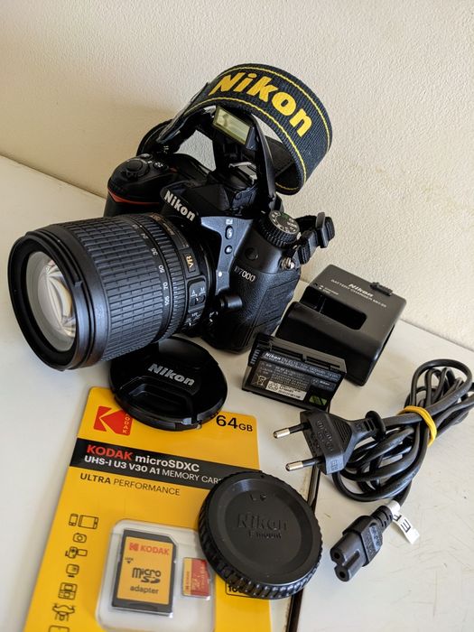 Nikon D7000 AF-S 18-105 ED VR як новий з картою та сумкою