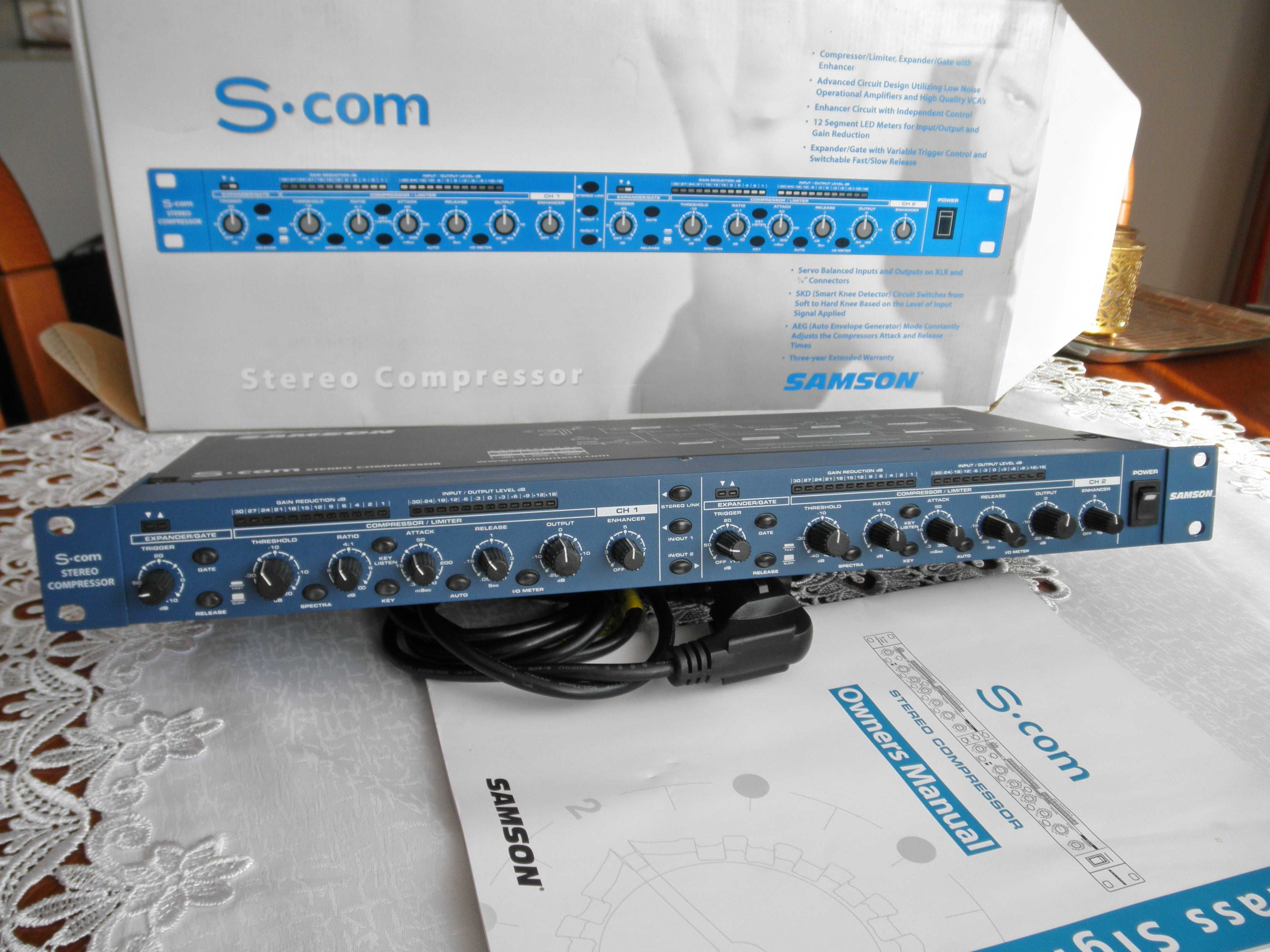 Samson S - Com . Stereo Compressor.  Expander/ Gate.