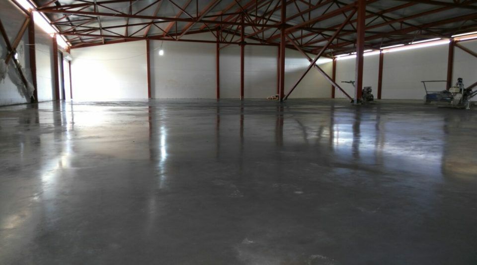 Промислова бетонна підлога/мокра стяжка,моноліти,чорнова стяжка