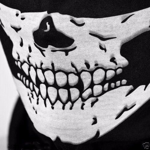 Баф с черепом маска череп вело мото skull бафф балаклава лавсан