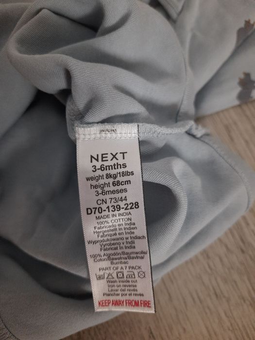 Боді утеплений, next, carters. Перший новий рік боді