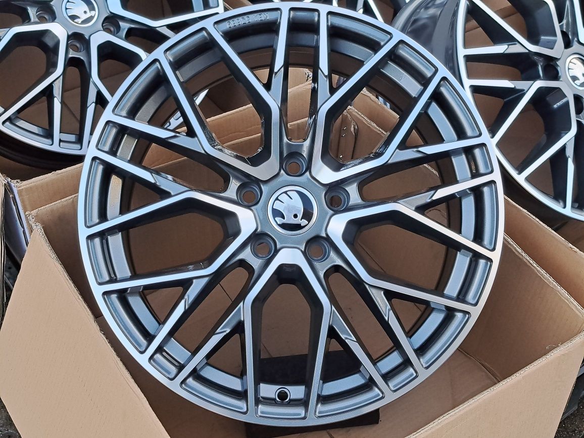 Alufelgi SKODA 18' 5x100 Scala Rapid Fabia Kamiq Roomster CA20 HGP!