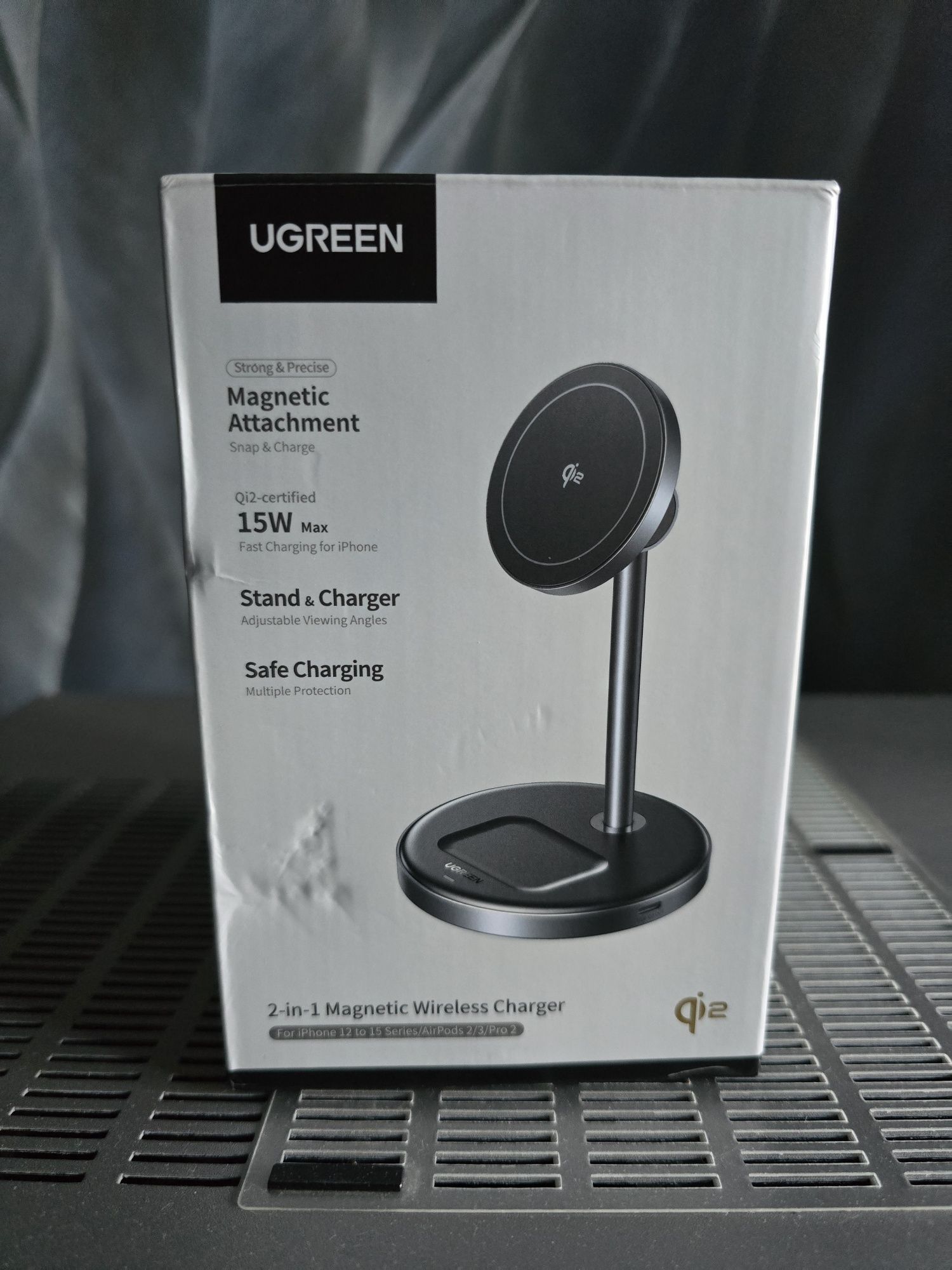 Продам зарядну станцію Ugreen Qi2 Magneti Attachment
