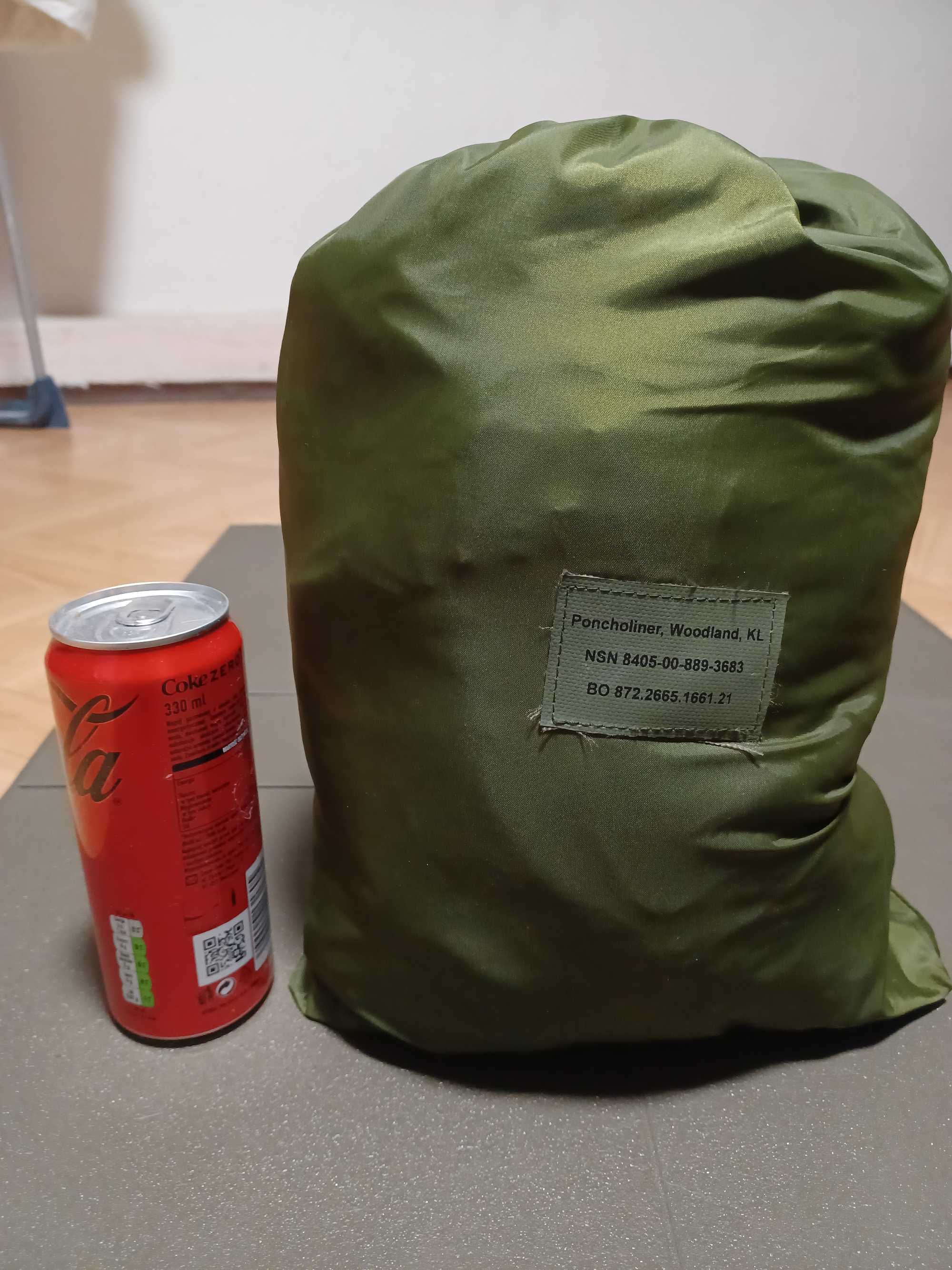 Liner do poncha pałatki DPM wojskowy Holandia
