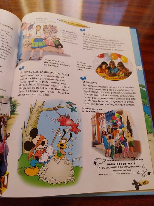 As Crianças do Mundo, livro pedagógico em muito bom estado, Disney