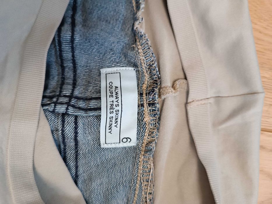 Spodnie ciążowe jeansowe