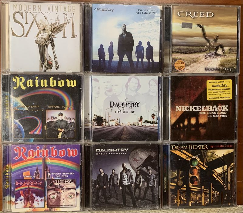 Музика на CD (rock,metal)