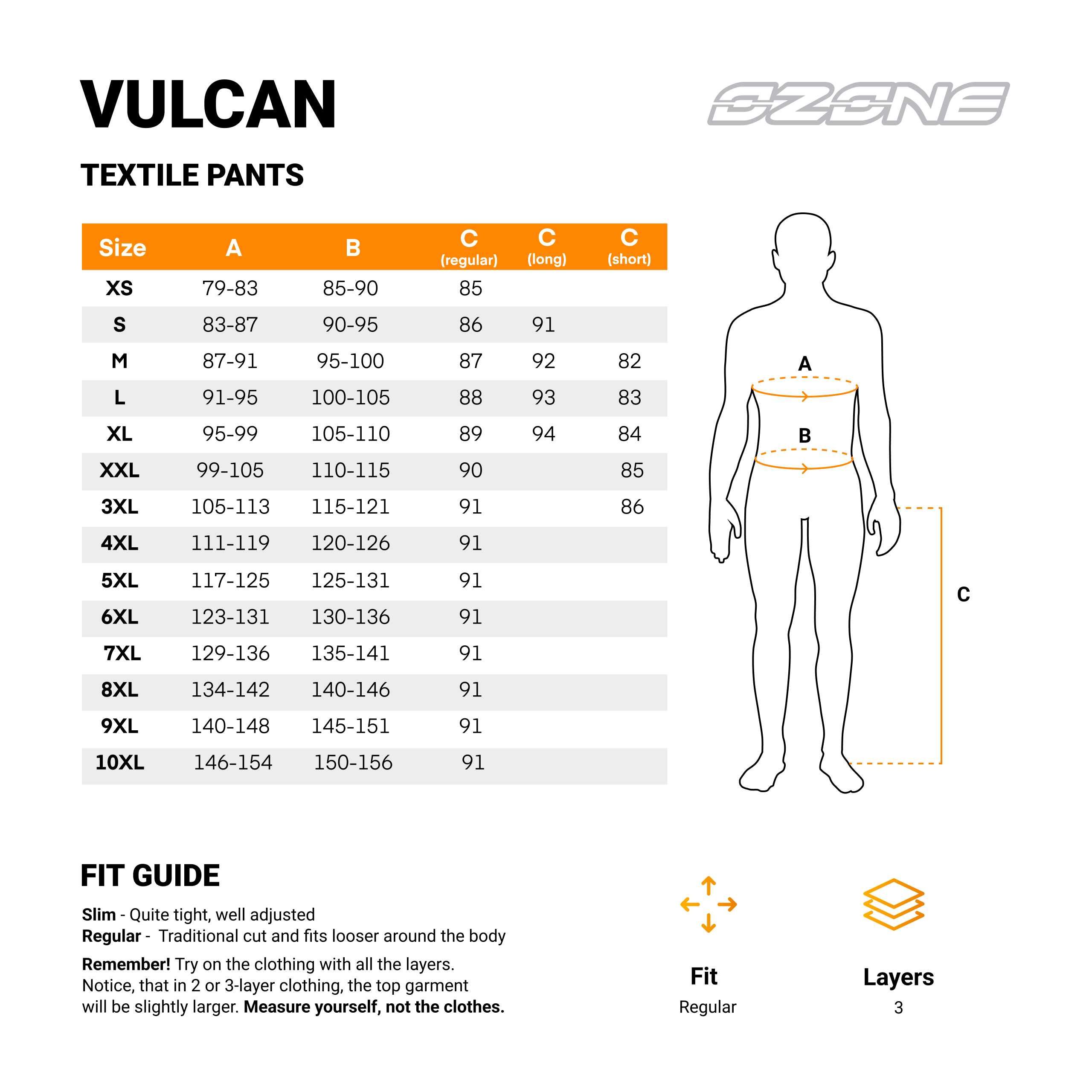 Spodnie Tekstylne Ozone Vulcan Black Regular 2XL