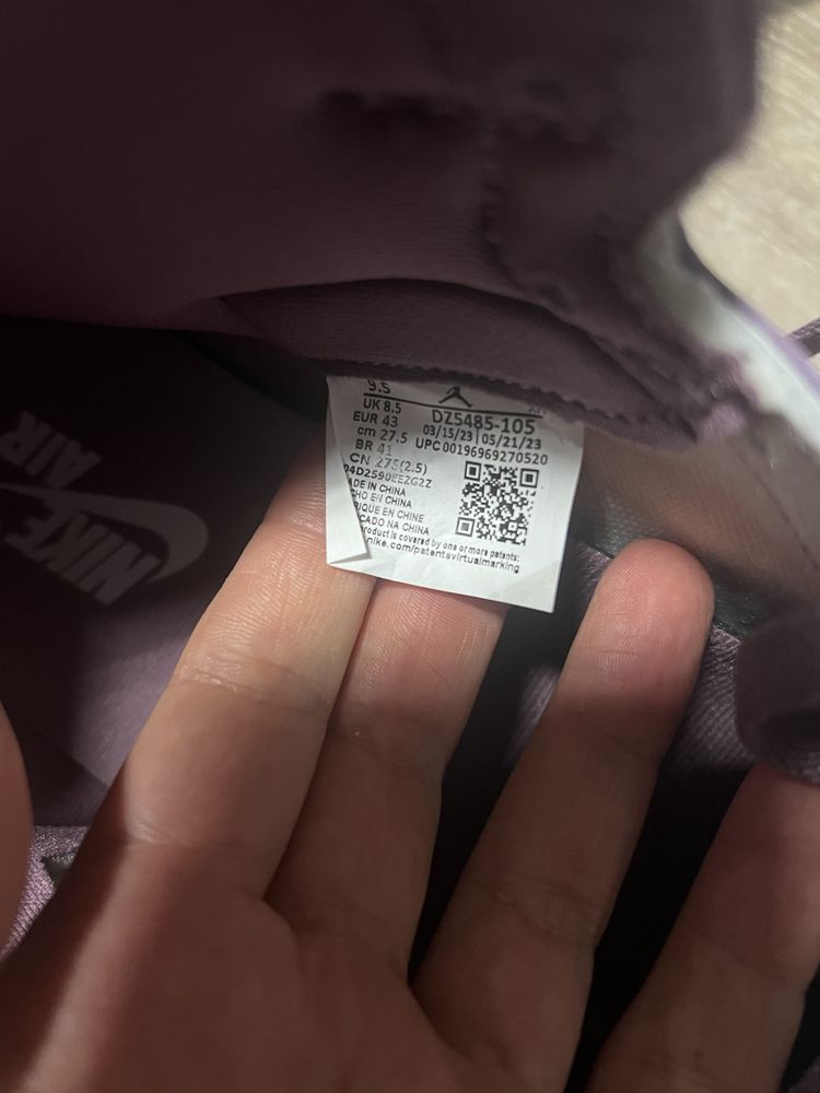 Nike Jordan 1 Retro High OG Mauve 43