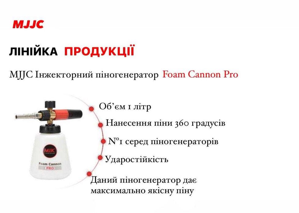 Пінна насадка для мінімийки/ пенник/ пенная насадка/ MJJC