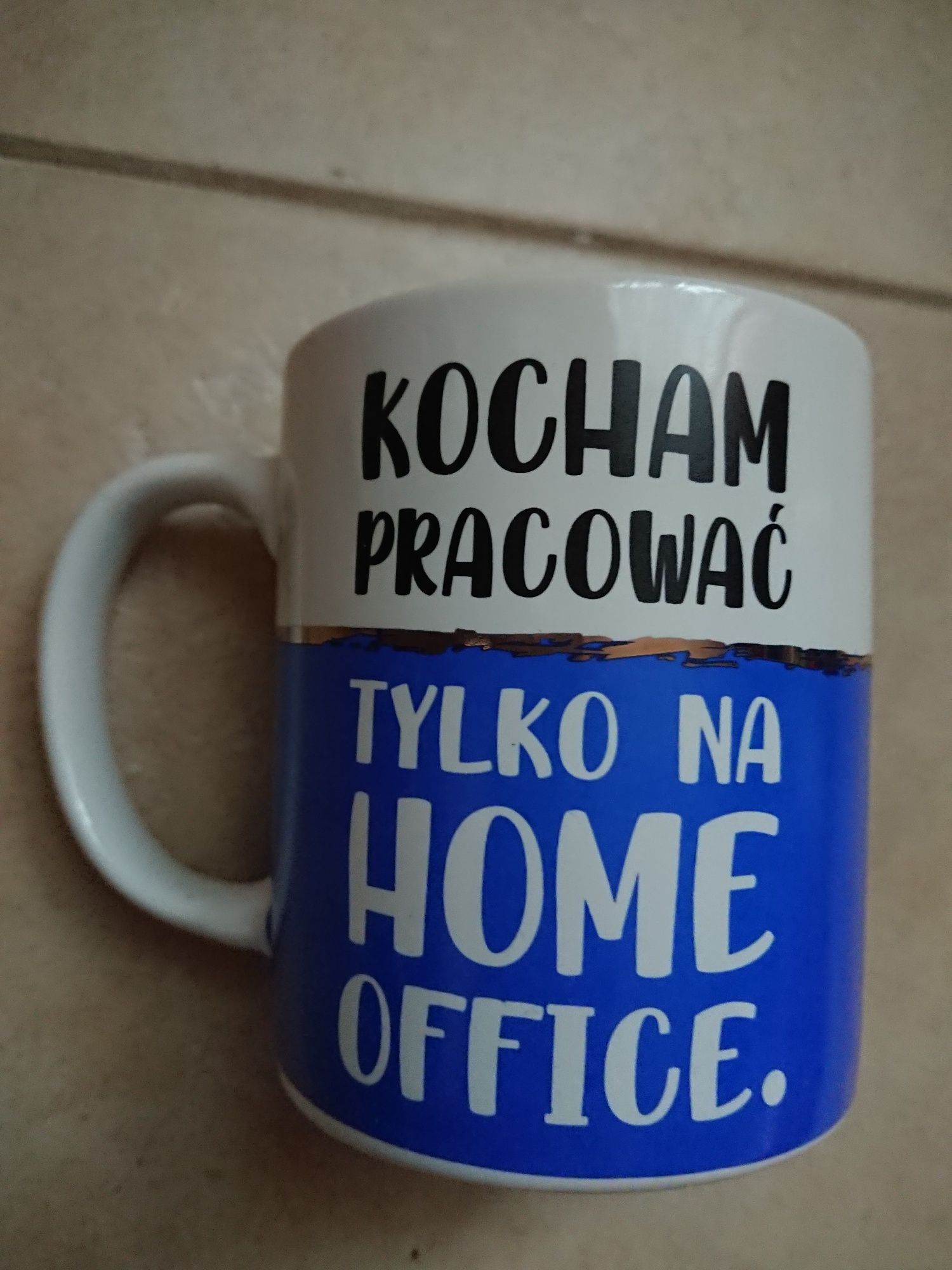 Kubek kocham pracować tylko na home office Kukaratka