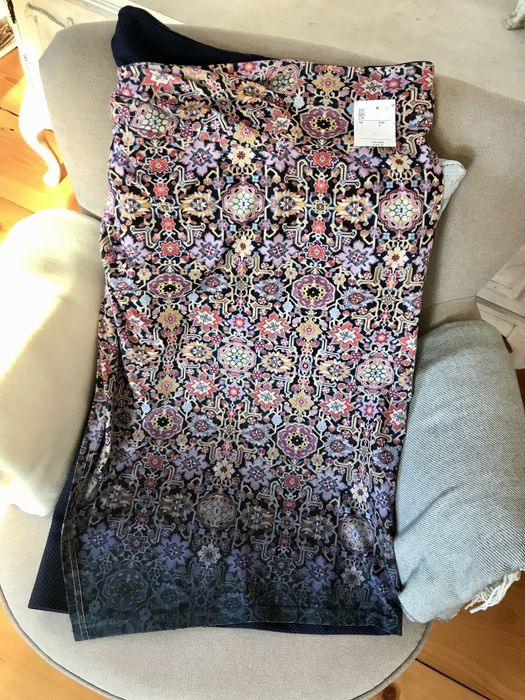 spódnica Smash folk kwiaty midi S