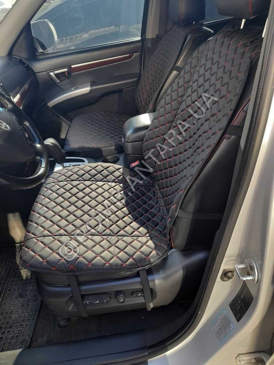 Модельні накидки з АЛЬКАНТАРИ на шкіряні сидіння / Hyundai
