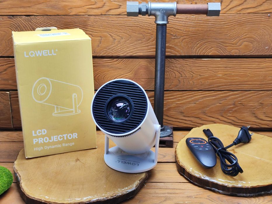 Projektor LQWELL HY300 PRO 4K WiFi 6 Android 11 Miracast Netflix