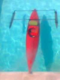 kayak 4m fibra c/flutoadores ou troco