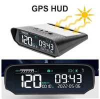 Head-up Display sem fios com GPS e alimentação solar para veículos