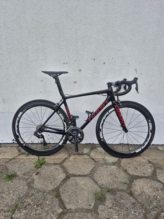 Rower szosowy giant tcr 55cm shimano ultegra di2 koła carbon