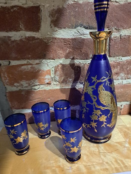 Чешский сервіз, кобальтовий