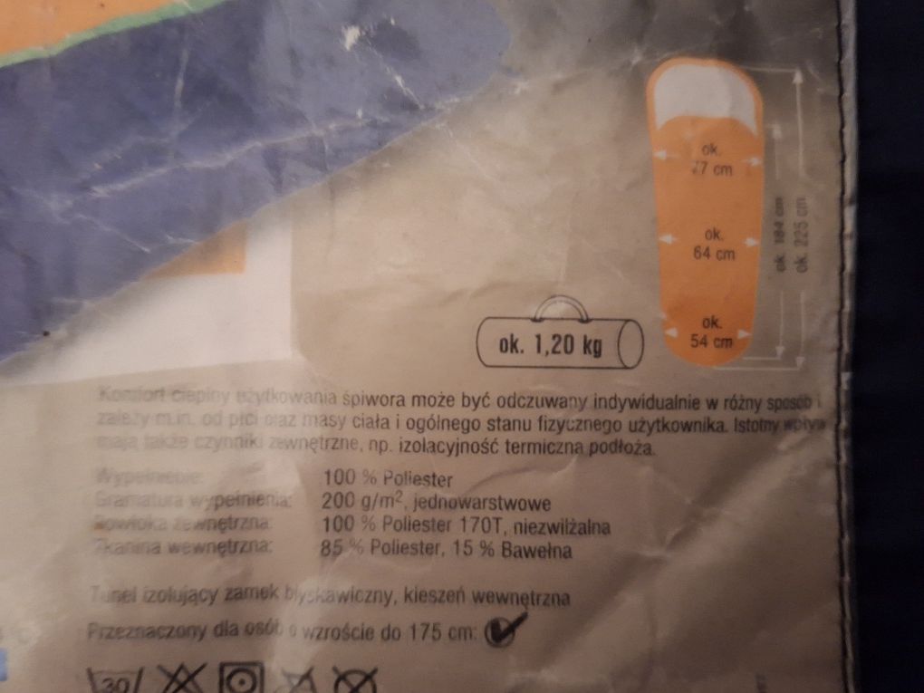 Śpiwór Mumia ocieplany